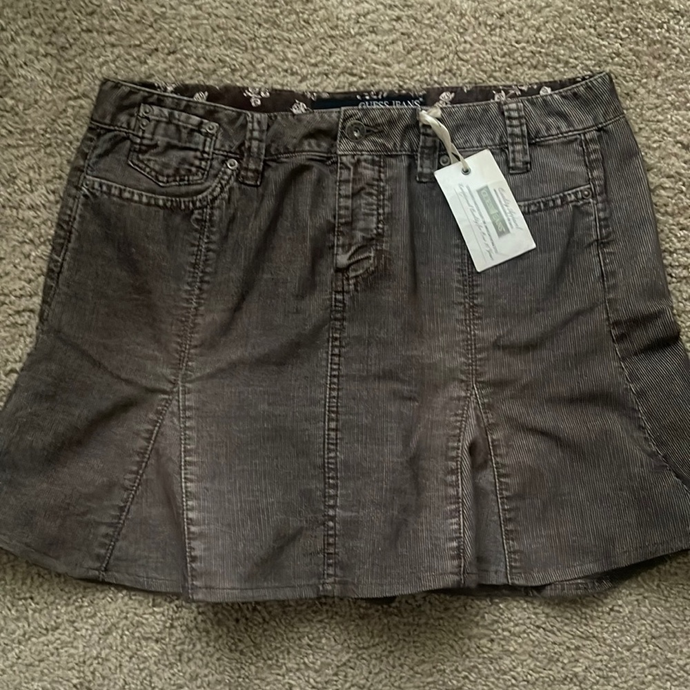 Guess Jeans size 30 corduroy skirt